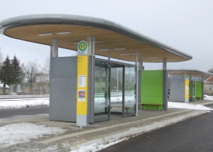 ZOB am Bahnhof Leutkirch (Deutschland)